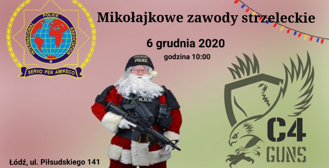 Mikołajkowe zawody strzeleckie IPA i C4 GUNS 06/12/2020 START 10:00