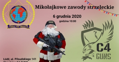Mikołajkowe zawody strzeleckie IPA i C4 GUNS 06/12/2020 START 10:00